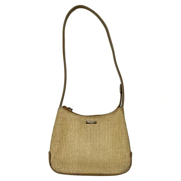 Vintage Nine West Woven Shoulder Bag - Picture 1 of 6